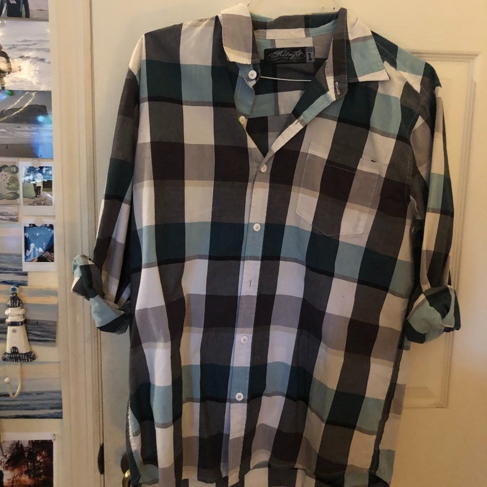 Plaid button down